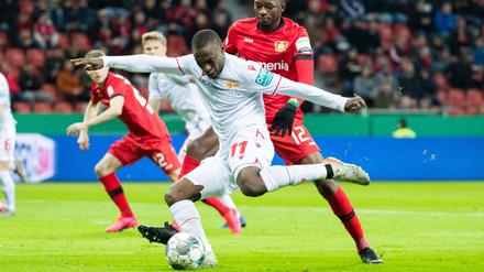 Vollspann: Treffer von Anthony Ujah könnte Union zurzeit gut gebrauchen.