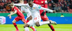 Vollspann: Treffer von Anthony Ujah könnte Union zurzeit gut gebrauchen.
