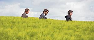 Keine ganz reibungslose Flucht. Kurt Stich (Thorsten Merten, von links), Lessing (Christian Ulmen) und Kira Dorn (Nora Tschirner) begehen erst mal den „Tatort“. 