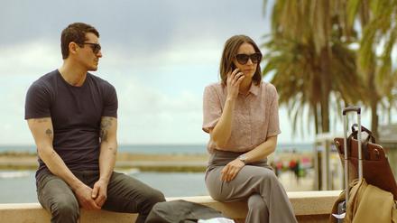 Ein ungleiches Gespann: Die Wirtschaftsanwältin Emily Jansson (Josefin Asplund) und der Ex-Knacki Najdan „Teddy“ Maksumic (Alexej Manvelov) in "Hidden Agenda".