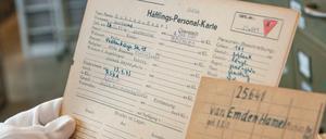 Die Karteikarte von Marianne Embden-Hamel gehört zum Bestand der Arolsen Archives. 