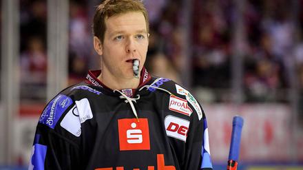 Seit ein paar Jahren deutscher Staatsbürger. Mark Zengerle im Trikot der Fischtown Pinguins.
