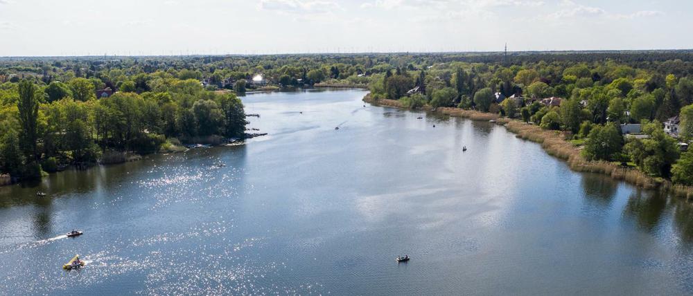 Beliebtes Ausflugsziel direkt westlich von Berlin: der Falkenhagener See.