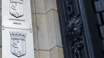 Der Eingang zum Landgericht Berlin.