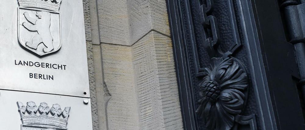 Der Eingang zum Landgericht Berlin.