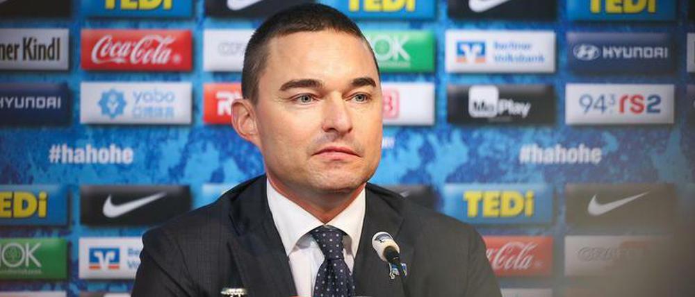 Lars Windhorst will mit Hertha weiter nach oben.