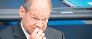 Bundesfinanzminister Olaf Scholz ist viermal für Hamburg in den Bundestag gewählt worden. Nun will er in Potsdam antreten.
