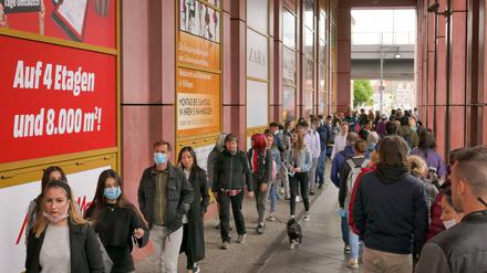 Verschenkte Chance: Die Fassade des Berliner Einkaufszentrums Alexa.