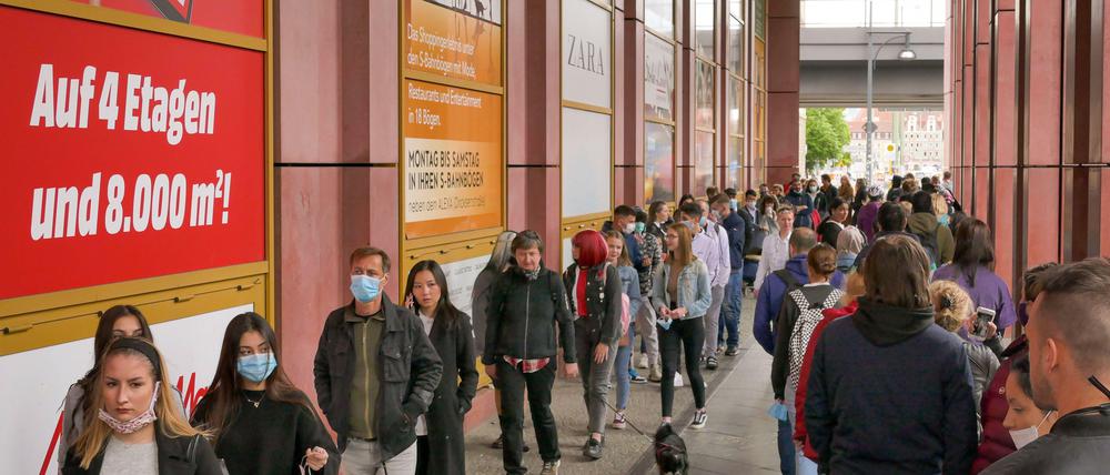 Verschenkte Chance: Die Fassade des Berliner Einkaufszentrums Alexa.