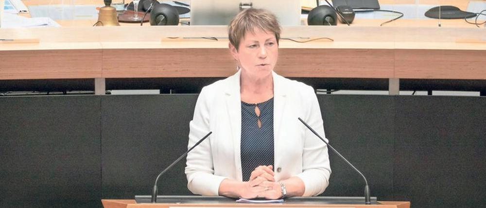 Fatalismus oder Realismus? Berlins Arbeits- und Sozialsenatorin Elke Breitenbach (Linke) gab sich pessimistisch.