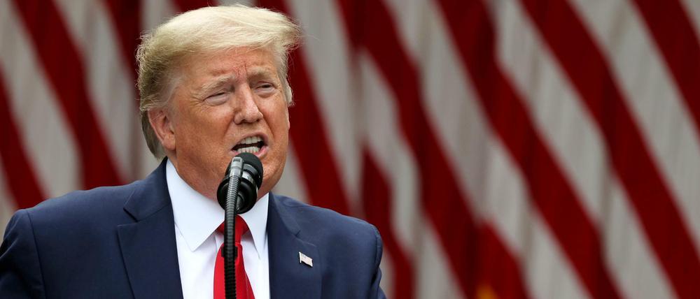 Der Präsident der USA Donald Trump.