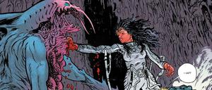 Ausgemonstert: Eine Seite aus "Wonder Woman: Dead Earth".