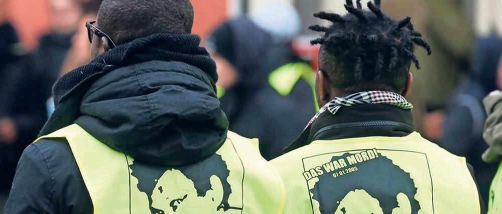 Kein Einzelfall. Gedenken an Oury Jalloh. Der 37-Jährige aus Sierra Leone verbrannte 2005 in einer Dessauer Polizeizelle.