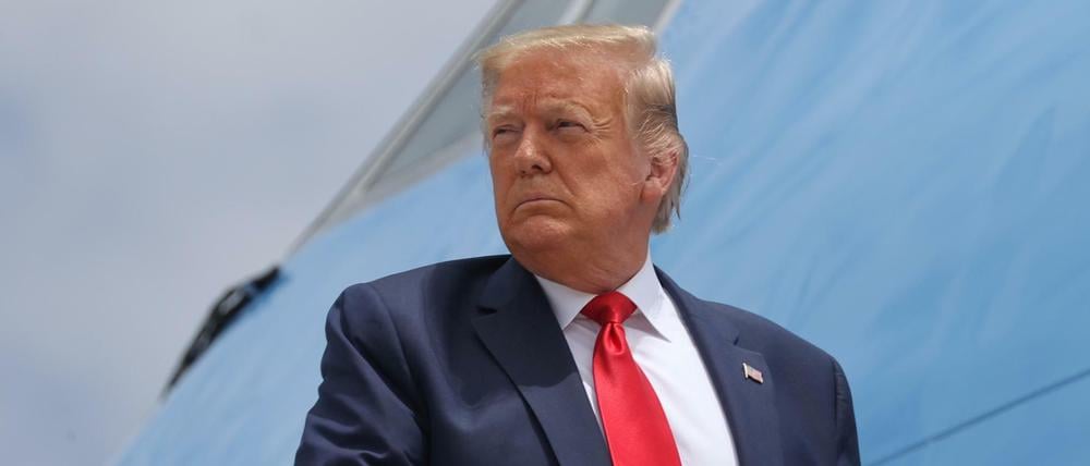 US-Präsident Donald Trump fordert härter gegen die Demonstranten durchzugreifen.