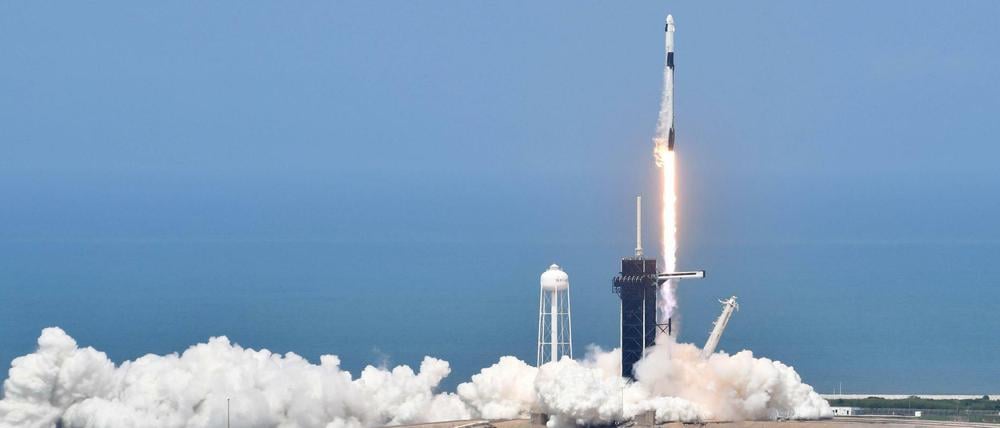Der zweite Versuch ist geglückt: Die Astronauten sind Richtung ISS abgehoben.