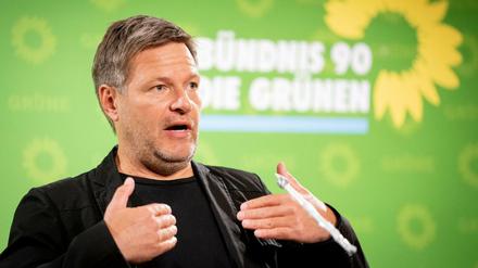 Grünen-Chef Robert Habeck, Bundesvorsitzender von Bündnis 90/Die Grünen.