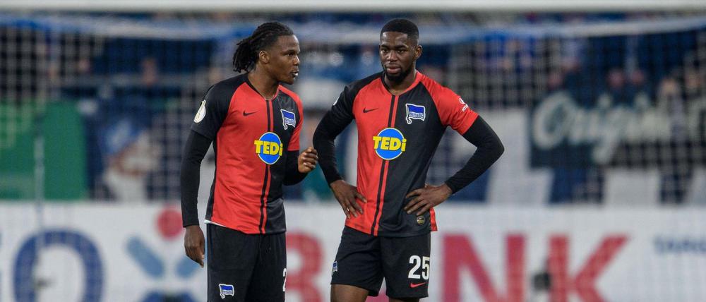 Berliner Bollwerk. Dedryck Boyata (links) und Jordan Torunarigha haben sich als Stammbesetzung in der Innenverteidigung etabliert.