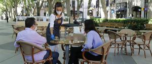 Restaurant auf Mallorca: Wenn essen gehen, dann lieber draußen. 