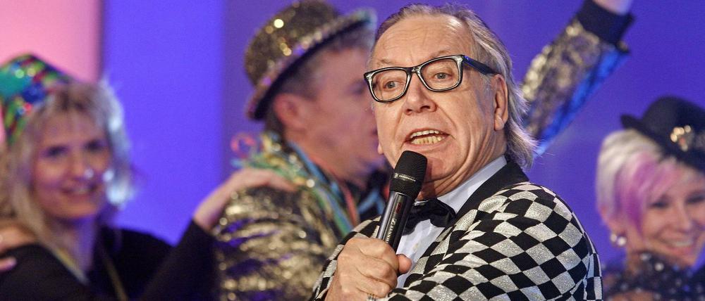 Sein Markenzeichen: Werner Böhm alias „Gottlieb Wendehals“ im karierten Sakko (Archivbild von 2009)