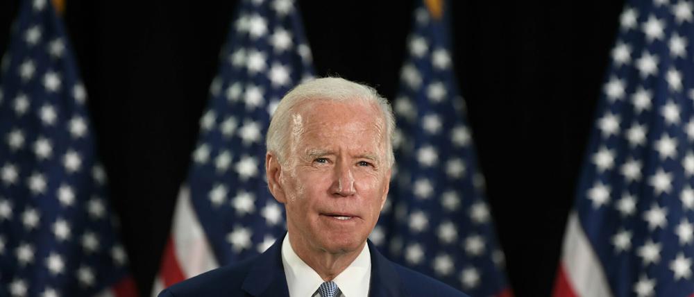 Joe Biden, der designierte Präsidentschaftskandidat der Demokraten, stellt sich im November dem Republikaner Donald Trump.