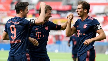 Das ewig gleiche Bild: Am Ende jubeln die Bayern.