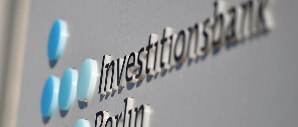 Das Logo der Investitionsbank Berlin (IBB).