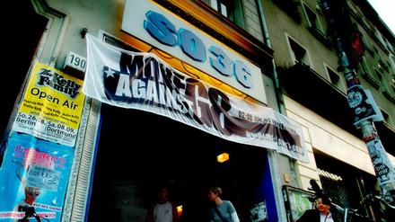 Der Berliner Club SO36 in Kreuzberg in der Oranienstraße.