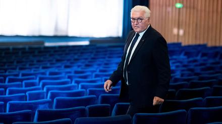 Bundespräsident Frank-Walter Steinmeier im Kino International in Berlin. 