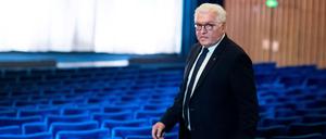 Bundespräsident Frank-Walter Steinmeier im Kino International in Berlin. 