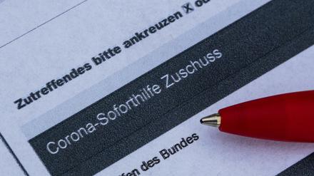 Mächtigen Ärger gibt es um die Corona-Soforthilfen.