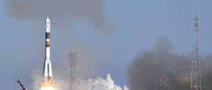 In sowjetischen Zeiten kamen auch Komponenten für Sojus-Trägerraketen aus der Ukraine.