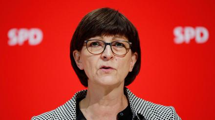 SPD-Co-Chefin Saskia Esken