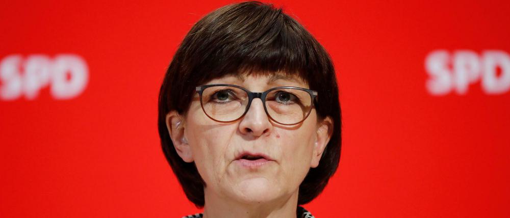 SPD-Co-Chefin Saskia Esken