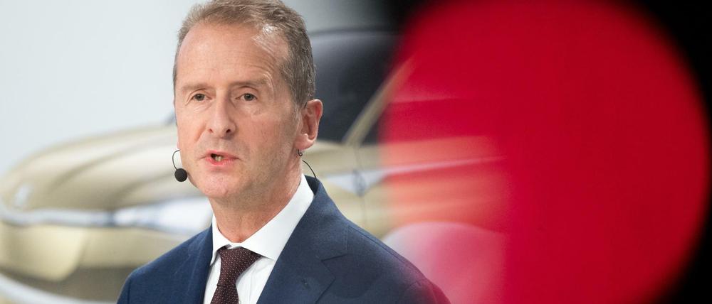 Herbert Diess kam 2015 von BMW zu VW und leitet seit April 2018 den Vorstand. 