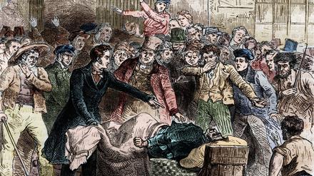 Der Ausbruch der Cholera in Paris 1832. 