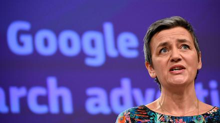 Strafen der EU-Wettbewerbskommissarin Margrethe Vestager reichen nicht, um der US-Tech-Konzerne einzuholen.