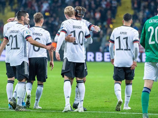 Lange her: Julian Brandt erzielte im November 2019 gegen Nordirland das letzte Tor des DFB-Teams.