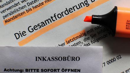 Für viele ein großer Schreck: Inkasso-Briefe.