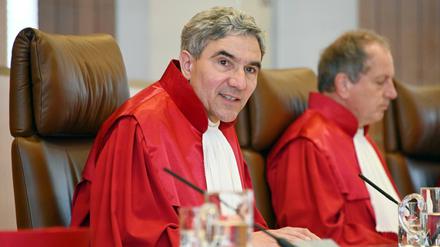 Stephan Harbarth, Vorsitzender des Ersten Senats und neuer Präsident des Bundesverfassungsgerichts. Er setzt die Tradition der Vorab-Verkündung fort.