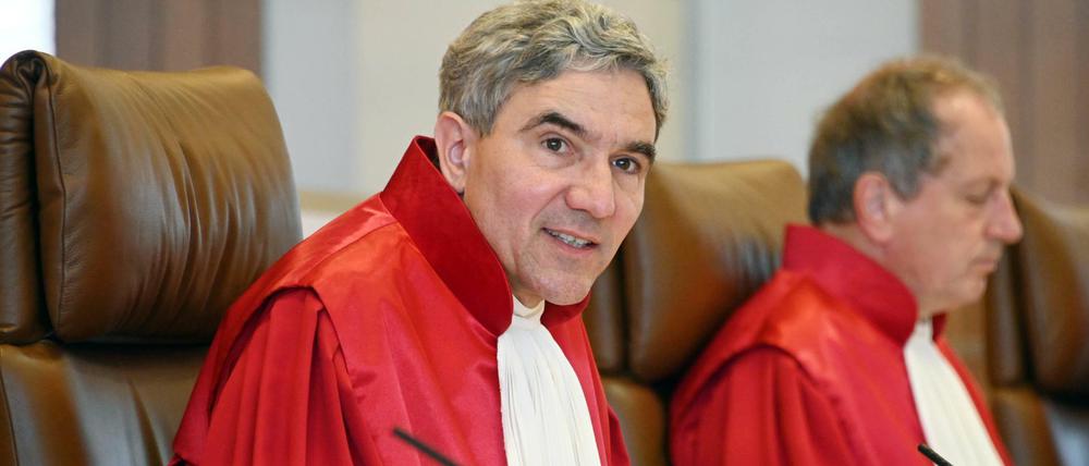 Stephan Harbarth, Vorsitzender des Ersten Senats und neuer Präsident des Bundesverfassungsgerichts. Er setzt die Tradition der Vorab-Verkündung fort.