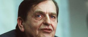 Olof Palme im Dezember 1983 in Stockholm