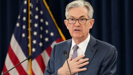 Jerome Powell, Chef der US-Notenbank Federal Reserve Systems (Fed).
