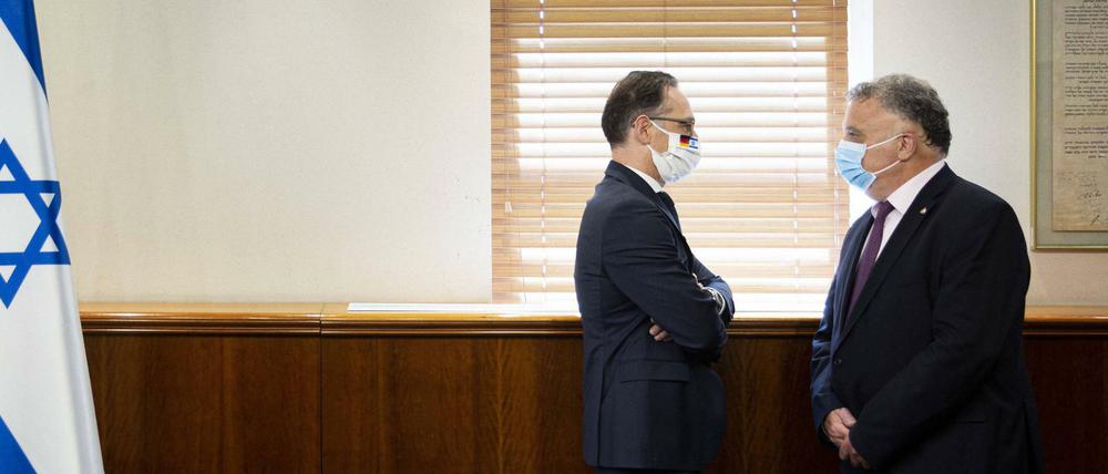 Aussenminister Maas reist nach Israel und Jordanien für politische Gespräche. Es ist seine erste außereuropäische Reise seit Ausbruch der Corona-Pandemie.