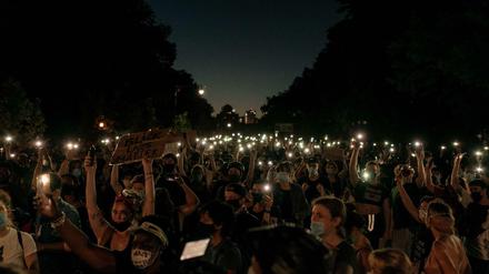 Protest gegen Rassismus in Brooklyn.