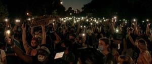 Protest gegen Rassismus in Brooklyn.