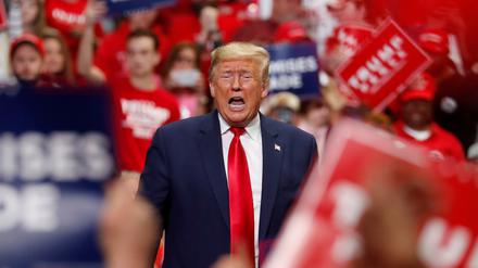 Trump bei seinem letzten Wahlkampf-Auftritt am 2. März in Charlotte, North Carolina