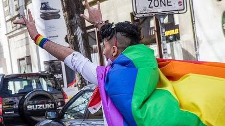Nasser El-Ahmad, einer von fünf Organisator*innen des CSD am 27. Juni.