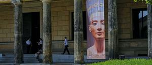 Zugang nur über die Kolonnaden: Das Neue Museum öffnet bald wieder - und Nofretete ist endlich nicht mehr allein.
