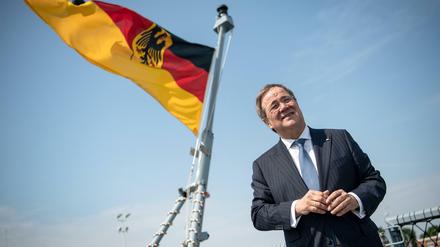 Laschet (CDU) hat den Anspruch seiner Partei unterstrichen, den Kanzlerkandidaten der Union zu stellen (Archivbild).