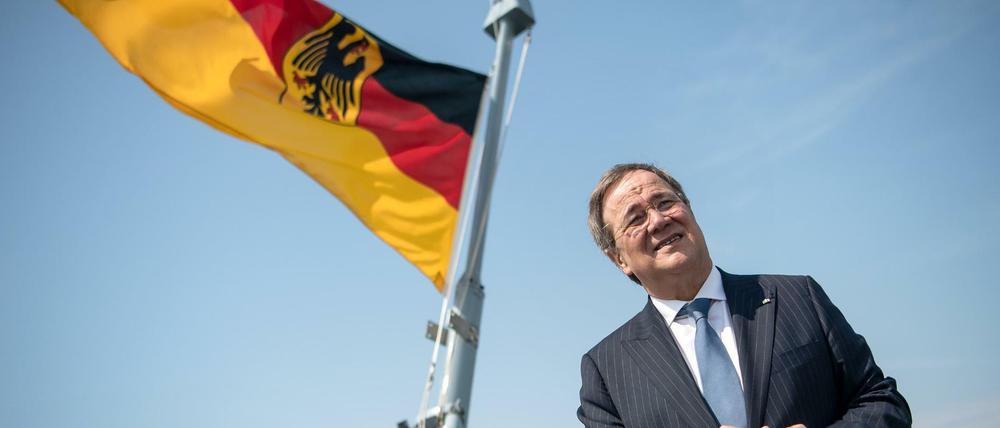 Laschet (CDU) hat den Anspruch seiner Partei unterstrichen, den Kanzlerkandidaten der Union zu stellen (Archivbild).